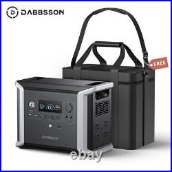 Dabbsson 1330Wh 1200W Portable Power Station Solar Generator for Road Trip RV