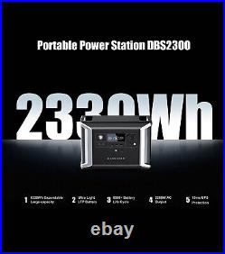 Dabbsson 2330Wh LFP Power Station Generator for Home Backup, RV, Outdoor Camping