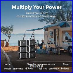 Dabbsson 2660Wh Solar Generator Portable Power Station LFP Home Backup Outdoor