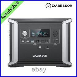 Dabbsson DBS1300 Portable Solar Power Station 1330Wh LiFePO4 Battery Generator