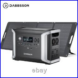 Dabbsson DBS2300 2200W Ultra-portable Power Station Generator+120W Solar Panel