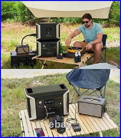 Dabbsson DBS2300 2200W Ultra-portable Power Station Generator+120W Solar Panel