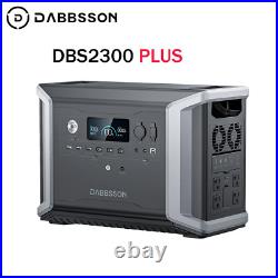 Dabbsson DBS2300 PLUS UPS Solar Generator 2330Wh Portable Camping Power Station