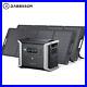 Dabbsson Portable Power Station 1330Wh Solar Generator Backup+2X120W Solar Panel