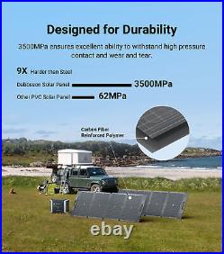 Dabbsson Portable Power Station 1330Wh Solar Generator Backup+2X120W Solar Panel