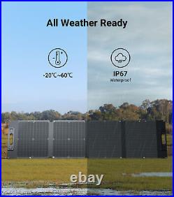 Dabbsson Portable Power Station 1330Wh Solar Generator Backup+2X120W Solar Panel