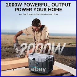 DaranEner NEO2000 Portable Power Station 2000W 2073.6Wh Battery Emergency D8D0