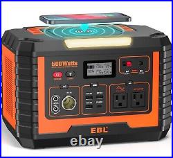 EBL Portable Power Station 1000W 500W 330 Solar Generator(Peak 2000W) 270000mAh