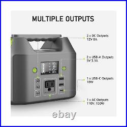 EnginStar Portable Power Station, 150W 155Wh Power Bank with 110V AC Outlet