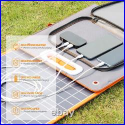 FlashFish Foldable 18V/100W Solar Panel For Outdoor/Indoor Backup Power Supply