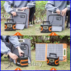 FlashFish Foldable 18V/100W Solar Panel For Outdoor/Indoor Backup Power Supply