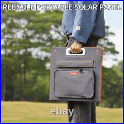 Foldable 18V/100W Solar Panel with 320W Portable Power station Solar Supply Kits