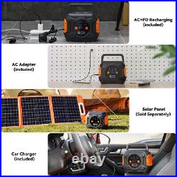 Foldable 18V/100W Solar Panel with 320W Portable Power station Solar Supply Kits