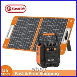 Foldable 60W Solar Panel 200W Portable Solar Generator Back up Power Supply Kits