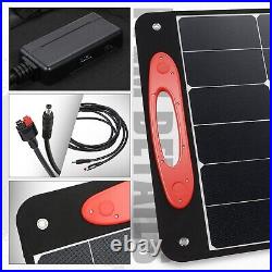 Foldable Portable Stand 100W Power Supply Camping Travel Emergency Solar Panel