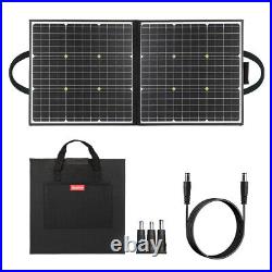 Foldable Solar Panel 100W 18V For Portable Power Supply/Outdoor/Camping/Garden