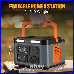 Foursun 1500W Portable Power Station Supply Solar Generator Energy Storage Box