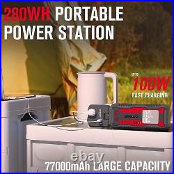 GOOLOO GTX280 280Wh Lithium Portable Power Station 3000A Jump Starter