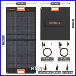 GRECELL 100W Foldable Solar Panel Power Supply Charge for Power Station