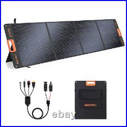 GRECELL 200With100W Foldable Solar Panel, 1000With500W Power Station Power Supply