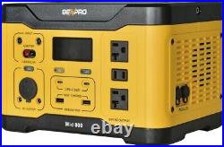 Genpro 800 Compact Portable Power Station 800W 891.7Wh AC DC USB Wireless Cha