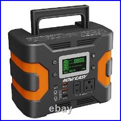 HOWEASY Portable Power Station, 300W (Peak 350W) Solar Generator