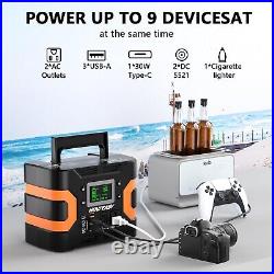 HOWEASY Portable Power Station, 300W (Peak 350W) Solar Generator