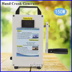 Hand Crank Generator USB Charger Outdoor Survival Emergency Power Supply New