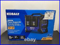 Kobalt 40 V MAX generator 1800 W Power Supply Kit