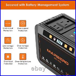 MARBERO Portable Power Station 111Wh Camping Lithium Battery Power Supply 30000M