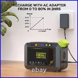 MARBERO Portable Power Station 88Wh Camping Lithium Battery Solar Generator NEW