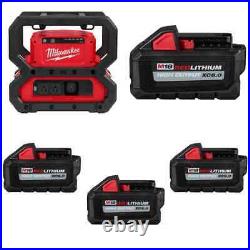 Milwaukee 2845-20 M18 CARRY-ON Power Supply with 4-pk 48-11-1865 XC6.0 Batteries