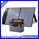 Mini 300W Portable Power Station Backup Battery Power 100W Solar Panel Emergency