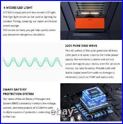 New CTECHi GT1500W Solar Generator 1210Wh LiFePO4 Battery Portable Power Station