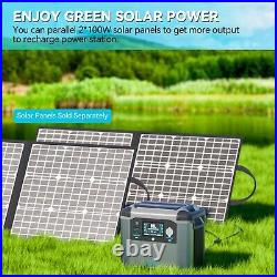 Portable 1500WithMAX 3000W Solar Power Supply 1008Wh + Foldable 100W Solar Panel