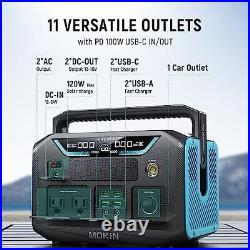 Portable 300W Outdoor Generator 288Wh Lithium Battery Emergency Power Station