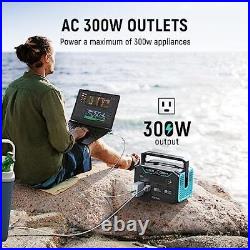 Portable 300W Outdoor Generator 288Wh Lithium Battery Emergency Power Station