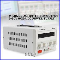 Portable DC Regulated Power Supply 32V 20Amp Precision Adjustable with Power Line