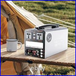 Portable Power Station 100-240V Solar Generator Supply 14880mAH Outdoor Camping