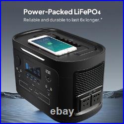 Portable Power Station 1000W 1166W 110V Camping Battery Solar Generator powerful