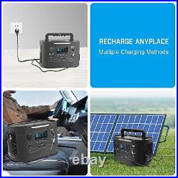 Portable Power Station 1000W Backup Battery RV Car Solar Generator Power Supply