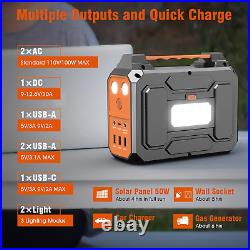 Portable Power Station 100W Portable Generator 146Wh 39600Mah External Lithium