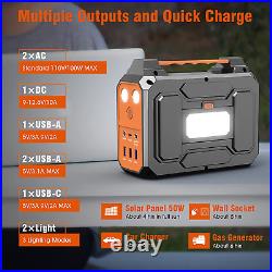 Portable Power Station 100W Portable Generator 146Wh/39600Mah External Lithium B