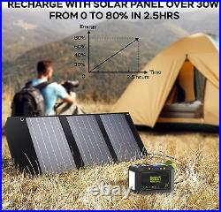 Portable Power Station 111Wh Camping Lithium Battery Power Supply 30000Mah with