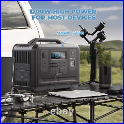 Portable Power Station 1200With960Wh Solar Generator Outdoor Camping Backup Power