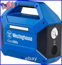 Portable Power Station & Solar Generator Pure Sine Wave AC Outlet 155Wh USA ONLY