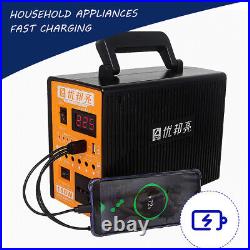 Portable Power Station Solar Generator with 30W Solar Panel 25000mA Battery Supply