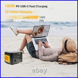 Powerness 1000W Portable Power Station Solar Generator Home Backup Emergency