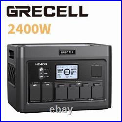 Solar Generator 2400W Portable Power Station 1843Wh Battery Supply with 11 Outlets