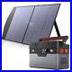 Solar Generator 700W Power Station Baterry &100W Solar Panel Foldable Portable